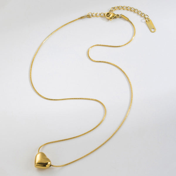 Gold-Plated Anti Tarnish Heart Themed Pendant