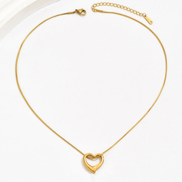 Gold-Plated Anti Tarnish Heart Themed Pendant