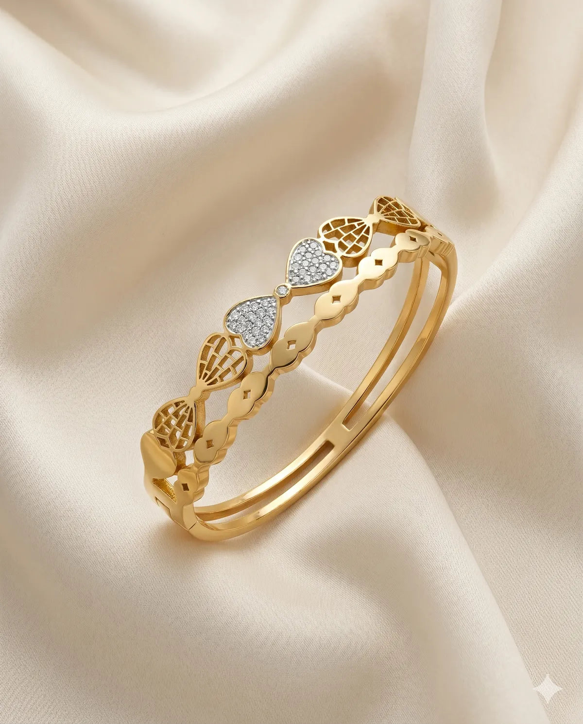 Gold Plated Black Onyx Diamond Bracelet Women's Elegant